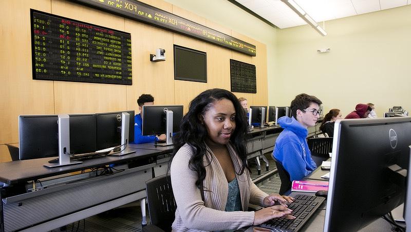 Maxcy Hall Business computer lab